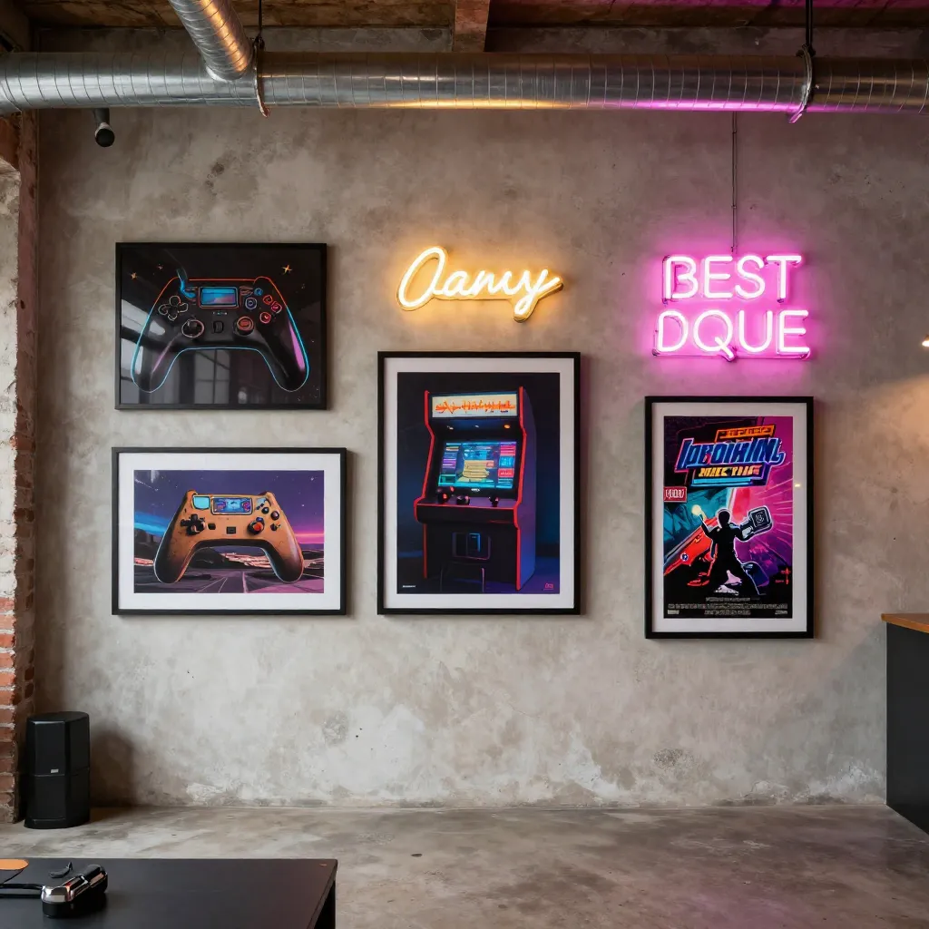 Arcade style poster